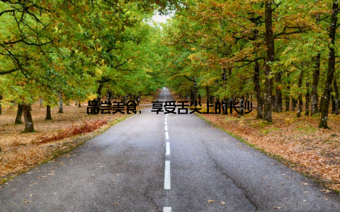 品尝美食, 享受舌尖上的长沙